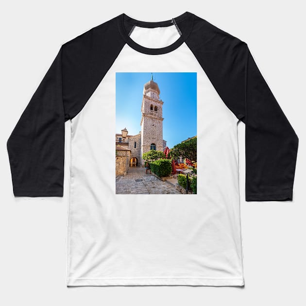 Town of Krk Baseball T-Shirt by ivancoric